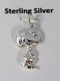 Snoopy Joe Cool Sterling Silver Pendant / Charm