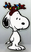 Snoopy Christmas Jelz Window Cling - Reindeer