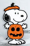 Snoopy Halloween Jelz Window Cling - Pumpkin Costume