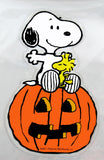 Snoopy Halloween Jelz Window Cling - Sits On Pumpkin