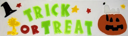 Snoopy Large 21-Piece Halloween Jelz Window Clings - Trick Or Treat   On Sale!