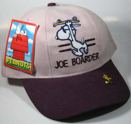 Snoopy Joe Cool Skateboarder Embroidered Ball Cap (NEW BUT NEAR MINT) - snoopn4pnuts.com