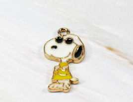 Snoopy Joe Cool Enamel Charm - snoopn4pnuts.com