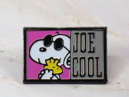 Snoopy Joe Cool Enamel Pin - snoopn4pnuts.com