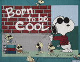 Snoopy Joe Cool Tapestry-Style Woven Floor Mat (Or Hang As Wall Decor!)