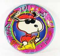 Snoopy Joe Cool Sax Player Dinner Plates