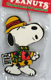 Snoopy Caroler Jointed Christmas Ornament