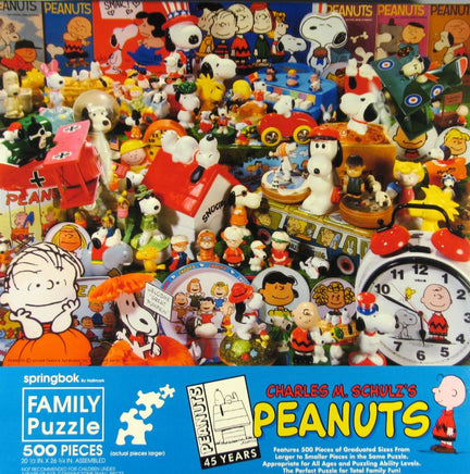 45Th Anniversary Peanuts Gang Collectibles Jigsaw Puzzle