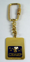 Snoopy Champ Gold-Tone Key Chain