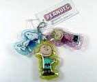 Peanuts Gang Inflated Key Chain Set