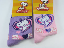 Kids Crew Length Snoopy Socks - 3 1/2 - 7 Yrs. - snoopn4pnuts.com