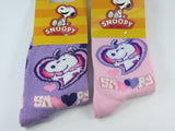 Kids Crew Length Snoopy Socks - 3 1/2 - 7 Yrs.