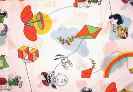 Vintage Peanuts Gang Pillow Case - Flying Kites