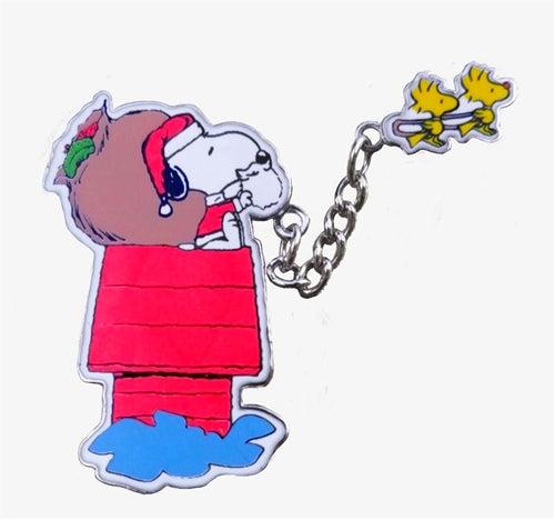 Knott's 2-Piece Enamel Pin - Snoopy Santa