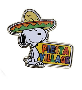 Knott's Snoopy Enamel Pin - Fiesta Village - snoopn4pnuts.com