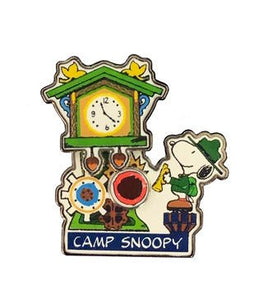 Knott's 2 - Piece Enamel Pin With Movement - Snoopy Keeping Time - snoopn4pnuts.com