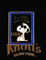 Knott's Berry Farm Snoopy Metal and Enamel Magnet