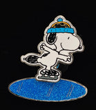 Knott's 2-Piece Enamel Pin With Movement (Spring-Loaded) - Snoopy Skater