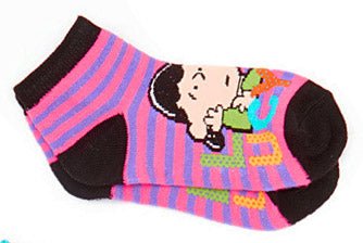 Kids Lucy Low - Cut Socks (Size 6 - 8 1/2) - snoopn4pnuts.com