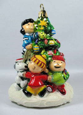 Peanuts Christmas Tree Polonaise Christmas Ornament - Rare!
