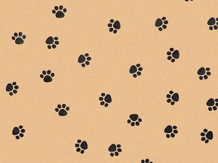 Paw Prints Kraft Tissue Paper