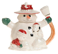 Lenox Snoopy's Christmas Teapot