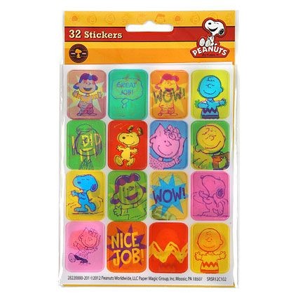 Peanuts Gang Lenticular Rewards Stickers