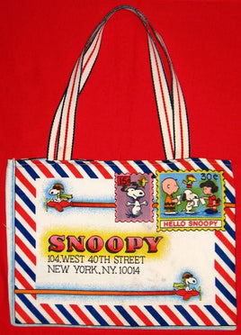 Peanuts Gang Letter Tote Bag - snoopn4pnuts.com