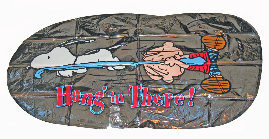 Linus and Snoopy Giant Mylar Balloon - Hang In There! (3 Feet Long!) - ON SALE!