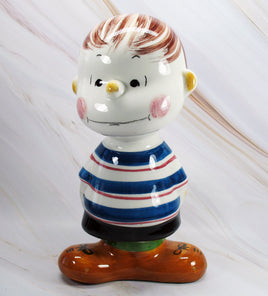 Peanuts Hand - Painted Bank From Italy - Linus EXTREMELY RARE! - snoopn4pnuts.com