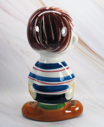 Peanuts Hand - Painted Bank From Italy - Linus EXTREMELY RARE! - snoopn4pnuts.com