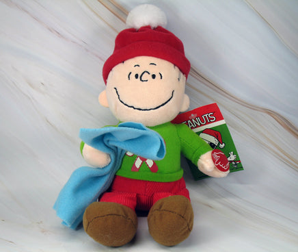 Peanuts Plush Holiday Doll - Linus (New But No Longer Plays Music) - snoopn4pnuts.com