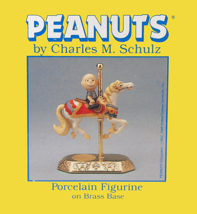 Peanuts Porcelain Figurine on Brass Base - Linus - snoopn4pnuts.com