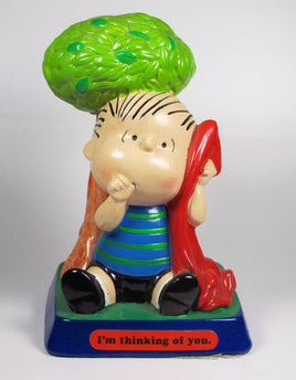 Peanuts Philosophy Figurine - Linus Thinking Of You - snoopn4pnuts.com