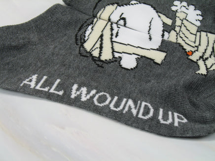 Linus Matching No Show Halloween Socks - All Wound Up - snoopn4pnuts.com
