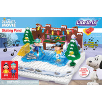 Peanuts Movie Lite Brix Set - Skating Pond