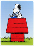 Snoopy Literary Ace Indoor/Outdoor Vinyl Sticker