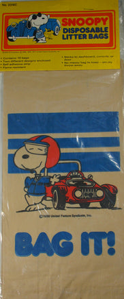 Snoopy Disposable Litter Bags / Lunch Bags - snoopn4pnuts.com