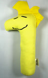 Woodstock Long-Body Canvas-Covered Squeaker Toy - ON SALE!