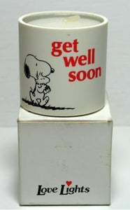 Get Well Soon Love Lights Candle