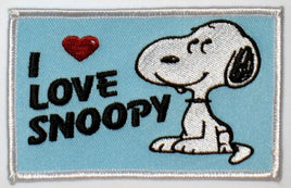I Love Snoopy Patch