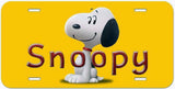 Snoopy Metal License Plate - Snoopy