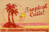 "Tropical Cutie" Large RUBBER STAMP