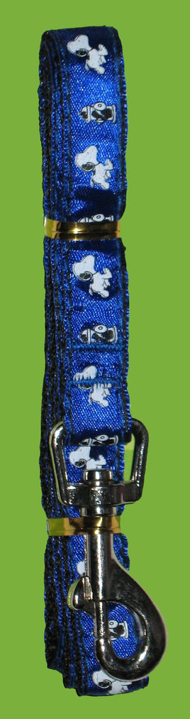 Snoopy Dog Leash - Blue - snoopn4pnuts.com
