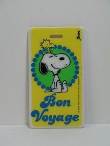 Bon Voyage Luggage Tag (No Strap)