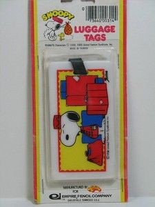 Snoopy Butler Luggage Tag | snoopn4pnuts.com