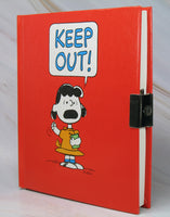 Lucy Vintage Locking Hardback Diary (Lock Difficult To Open/Have To Push In Firmly) - snoopn4pnuts.com
