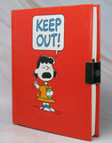 Lucy Vintage Locking Hardback Diary (Lock Difficult To Open/Have To Push In Firmly)