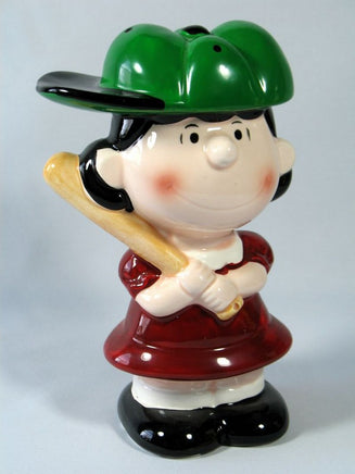 Peanuts Baseball Series Porcelain Bank - Lucy