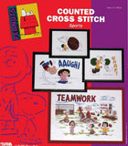 Peanuts Gang Counted Cross Stitch Booklet - Sports